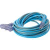 Prime Wire & Cable® Sjeow 50 Ft 15 Amp 12/3-Gauge Triple-Tap Power Extension Cord (Blue) -Household Supplies Store 300073 K Lg
