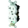 Hubbell-Pro 20 Amp 125 Volt Hospital-Grade Self Grounding Duplex Standard Outlet (White) 2 Hubbell-Pro 20 Amp 125 Volt Hospital-Grade Self Grounding Duplex Standard Outlet (White) -Household Supplies Store 301252 K Lg