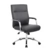 Boss Office Products Boss Modern Executive Conference Chair, Black -Household Supplies Store 302742 w MainProductImage Lg