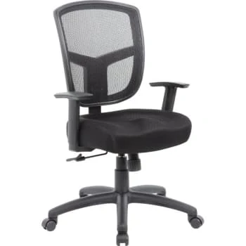 Boss Contract Mesh Task Chair, Synchro-Tilt Mechanism 3 Boss Contract Mesh Task Chair, Synchro-Tilt Mechanism