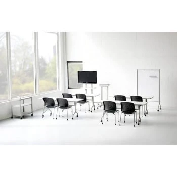 Safco Impromptu® Lectern, 26.5" X 18.75" X 46.5", Gray 7 Safco Impromptu® Lectern, 26.5" X 18.75" X 46.5", Gray - Image 5