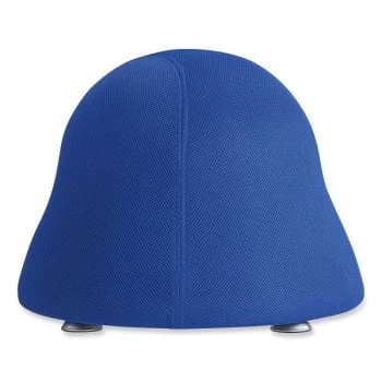 Safco Runtz™ Ball Chair, Backless, 13.5" To 17" High, Blue Fabric Seat 4 Safco Runtz™ Ball Chair, Backless, 13.5" To 17" High, Blue Fabric Seat - Image 2
