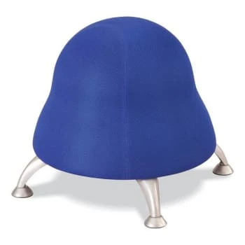 Safco Runtz™ Ball Chair, Backless, 13.5" To 17" High, Blue Fabric Seat 3 Safco Runtz™ Ball Chair, Backless, 13.5" To 17" High, Blue Fabric Seat
