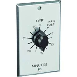 Tork C500-Series Multi-Volt 30-Min Comm Style Wall Timer, 125/250/277vac