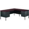 Hirsh 72 L Shape Executive Desk Charcoal/mahogany 4-Drawer Rh Return -Household Supplies Store 314029 MainProductImage Lg