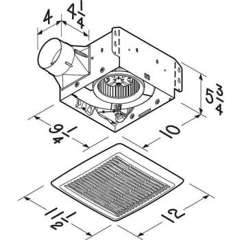 Broan-Nutone Flx Dc Series 50 Cfm - 110 Cfm Bathroom Exhaust Fan Energy Star 7 Broan-Nutone Flx Dc Series 50 Cfm - 110 Cfm Bathroom Exhaust Fan Energy Star - Image 5