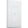 TAYMAC MASQUE 1-Gang Plastic Toggle To Decorator Wall Plate, White, Package Of 5 1 TAYMAC MASQUE 1-Gang Plastic Toggle To Decorator Wall Plate, White, Package Of 5 -Household Supplies Store 328071 v MainProductImage BUS Lg