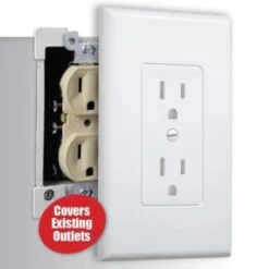 TAYMAC MASQUE 1-Gang Plastic Toggle To Decorator Wall Plate, White, Package Of 5 22 TAYMAC MASQUE 1-Gang Plastic Toggle To Decorator Wall Plate, White, Package Of 5 -Household Supplies Store 328071 w DetailedProductView10 Lg