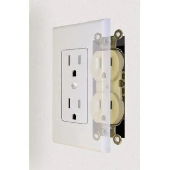 TAYMAC MASQUE 1-Gang Plastic Toggle To Decorator Wall Plate, White, Package Of 5 13 TAYMAC MASQUE 1-Gang Plastic Toggle To Decorator Wall Plate, White, Package Of 5 - Image 11