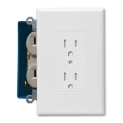 TAYMAC MASQUE 1-Gang Plastic Toggle To Decorator Wall Plate, White, Package Of 5 17 TAYMAC MASQUE 1-Gang Plastic Toggle To Decorator Wall Plate, White, Package Of 5 -Household Supplies Store 328071 w DetailedProductView5 Lg