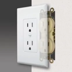 TAYMAC MASQUE 1-Gang Plastic Toggle To Decorator Wall Plate, White, Package Of 5 21 TAYMAC MASQUE 1-Gang Plastic Toggle To Decorator Wall Plate, White, Package Of 5 -Household Supplies Store 328071 w DetailedProductView9 Lg