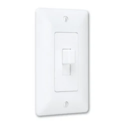 Taymac Masque 1-Gang Plastic Decorator Wall Plate Toggle Cover (5-Pack) (White) -Household Supplies Store 328072 w DetailedProductView3 Lg