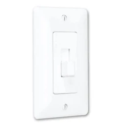 Taymac Masque 1-Gang Plastic Decorator Wall Plate Toggle Cover (5-Pack) (White) -Household Supplies Store 328072 w DetailedProductView4 Lg