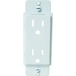 Taymac Masque 1-Gang Duplex Decorator Wall Plate (5-Pack) (White)