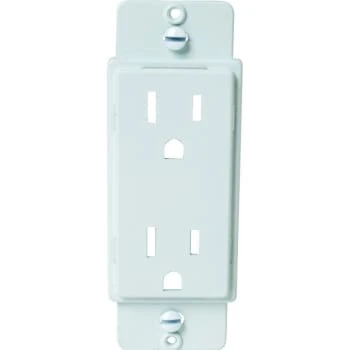 Taymac Masque 1-Gang Duplex Decorator Wall Plate (5-Pack) (White) 3 Taymac Masque 1-Gang Duplex Decorator Wall Plate (5-Pack) (White)