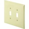Titan3 2-Gang Jumbo Metal Toggle Wall Plate (10-Pack) (Ivory) -Household Supplies Store 328187 K Lg