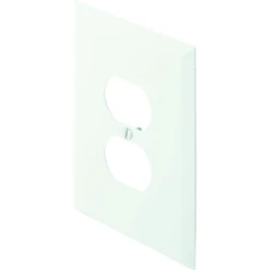 Titan3 1-Gang Metal Jumbo Duplex Wall Plate (20-Pack) (White)