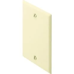 Titan3 1-Gang Blank Metal Blank Wall Plate (25-Pack) (Ivory)