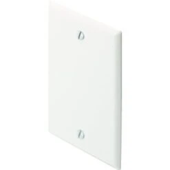 Titan3 1-Gang Standard Blank Metal Wall Plate (25-Pack) (White)