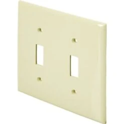 Maintenance Warehouse® 2-Gang Jumbo Wall Plate (10-Pack) (Ivory) -Household Supplies Store 329285 K Lg
