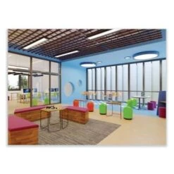 Safco Zenergy™ Swivel Ball Chair, Backless, 23" Seat Height, Green Vinyl -Household Supplies Store 330365 LeftView Lg