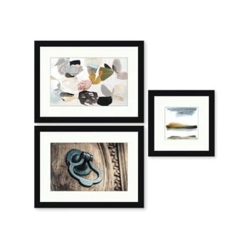 Clearwater Art Collection In A Box, King Sofa,warm,black Frame,pack Of 3 3 Clearwater Art Collection In A Box, King Sofa,warm,black Frame,pack Of 3