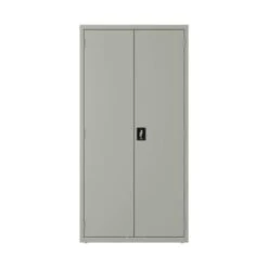 Household Supplies Store 18 Hirsh Janitorial Cabinet, 18" D X 36" W X 72" H, Light Gray