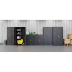Hirsh Janitorial Cabinet, 18" D X 36" W X 72" H, Black 14 Hirsh Janitorial Cabinet, 18" D X 36" W X 72" H, Black -Household Supplies Store 334050 DetailedProductView12 Lg