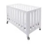Coverplay Caden Wood Folding Crib Designed For Small Spaces In White -Household Supplies Store 334279 MainProductImage Lg