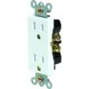Maintenance Warehouse® 15 Amp Decorator Receptacle (10-Pack) (White) -Household Supplies Store 336403 K 1 Lg