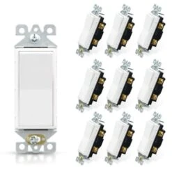 Maintenance Warehouse® 15 Amp 120 Volt 1-Pole Wall Switch (10-Pack) (White) -Household Supplies Store 336406 v CompositeImage BUS Lg