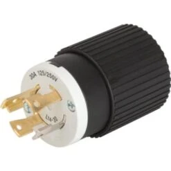Hubbell® Pro 30a 3 Poles/4 Wires Locking Male Plug