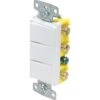 Hubbell-PRO 15 Amp 2-Position/3-Way Combination Switch (White) -Household Supplies Store 368282 K Left Lg