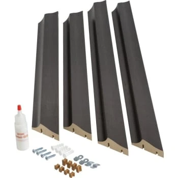 Zenith 30 X 36" Espresso Mirror Frame Kit 4 Zenith 30 X 36" Espresso Mirror Frame Kit - Image 2