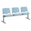Kfi Seating Kool 3-Seat Reception Bench, Sky Blue Seats & Back 1 Kfi Seating Kool 3-Seat Reception Bench, Sky Blue Seats & Back -Household Supplies Store 461109 w MainProductImage Lg