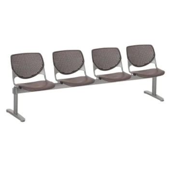 Kfi Seating Kool 4-Seat Interior Chairs (Brownstone) 3 Kfi Seating Kool 4-Seat Interior Chairs (Brownstone)