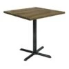 Kfi Seating Urban Loft 42 X 42 X 41 In Square Vintage Wood Break Room Table -Household Supplies Store 461168 w MainProductImage Lg