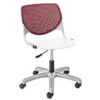 Kfi Seating Kool Computer Chair, Burgundy Back, White Seat -Household Supplies Store 461174 w MainProductImage Lg