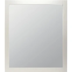 Seasons® 30" X 36" White Wood Framed Mirror