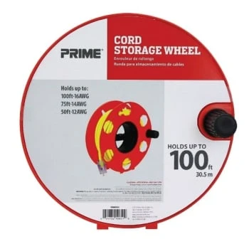 Prime Wire & Cable® Portable 100 Ft Cord Storage Wheel (Orange) 5 Prime Wire & Cable® Portable 100 Ft Cord Storage Wheel (Orange) - Image 3