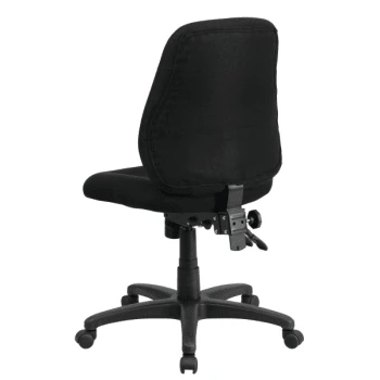 Flash Furniture 37-1/2" Mid-Back Black Fabric Multi-Functional Ergonomic Chair 5 Flash Furniture 37-1/2" Mid-Back Black Fabric Multi-Functional Ergonomic Chair - Image 3