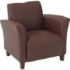 Office Star Products Furniture Breeze - Wine Eco Leather Club Chair -Household Supplies Store 601749 V Lg