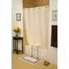 Hookless Transfer Benchbuddy Shower Curtain Simplicity Beige 71wx72"h 1 Hookless Transfer Benchbuddy Shower Curtain Simplicity Beige 71wx72"h -Household Supplies Store 604128 V Lg
