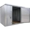 Vestil Storage Building - Single - Galvanized -Household Supplies Store 631637 2 V Lg