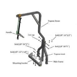 Drive™ Trapeze For P903 Beds, 450lb Maixmum Assist