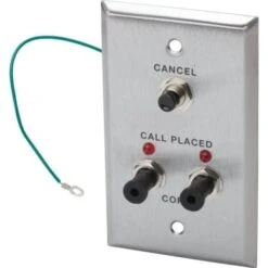 GENERIC Nurse Call Station Cornell B-122 Replacement Double 1/4" Phono Jack