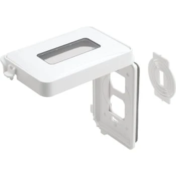 Taymac 1-Gang Expandable In-Use Weatherproof Cover (White) 3 Taymac 1-Gang Expandable In-Use Weatherproof Cover (White)