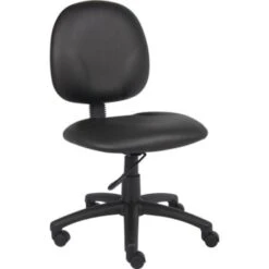 Boss Mid Back Diamond Task Chair, Black