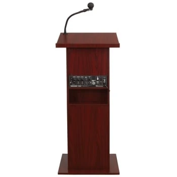 Oklahoma Sound Power Plus Floor Mahogany Lectern 6 Oklahoma Sound Power Plus Floor Mahogany Lectern - Image 4
