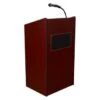 Oklahoma Sound Aristocrat Floor Sound Lectern, Mahogany 2 Oklahoma Sound Aristocrat Floor Sound Lectern, Mahogany -Household Supplies Store 723347 w MainProductImage Lg
